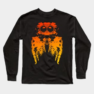 Big Eyes - Orange Long Sleeve T-Shirt